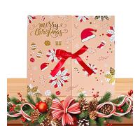 Boîte à Compte à Rebours - 24 Jours Décoration Élégante, Compte à Rebours Jusqu'à Noël Petit Jouet | Bonbons Chocolat Bijoux Fondant, Boîte Calendrier de l'Avent pour Hommes, Femmes, Étudiants