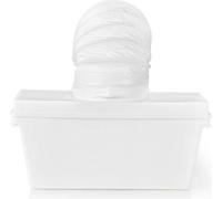 Nedis DRMO110WT Bloc condenseur - Tuyau d'évacuation - Diamètre de 100 mm - 1,5 m