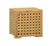 vidaXL Boîte à corde 40x40x40 cm Bois massif de teck Bois G