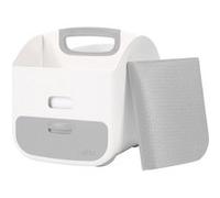 Ubbi Portable Diaper Caddy and Changing Mat, Diaper Storage, Caddy Organizer, Stores Baby Diapers, Wipes & Baby Accessories, Grey