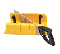 Boite a coupe d'onglet + scie a dos + cheville Stanley