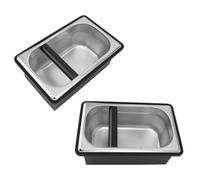 Boîte à coups de café au café Althwuyu en acier en acier inoxydable avec barre de knock, grande capacité pour le bar de cuisine du café domestique
