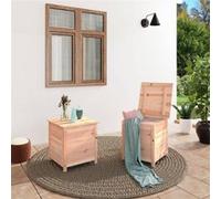 Boîte à coussins d extérieur 50x50x56 cm Bois de sapin massif G