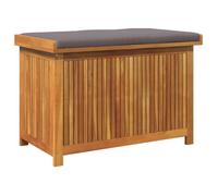 Vidaxl Boîte À Coussins D'extérieur 90x50x60,5 Cm Bois Massif D'acacia