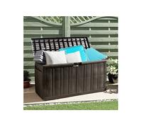 Vidaxl Boîte À Coussins Marron 117x45,5x57,5 Cm 270 L Multicolore