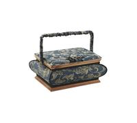 Boite à couture en bois teinté