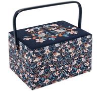 Boîte À Couture HobbyGift (L): Brodé: Oiseaux En Fleurs - Rangement - Cadeau