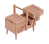 Boîte à couture pour maison de poupée,Kit de couture pour maison de poupée,Boîte à couture miniature pour maison de poupée,1:12 Boîte à couture pour maison de poupée,Outil de couture pour maison de po