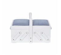 Boîte à couture - Prym - Bois - Laquée blanche - Amovible - 19x36x23 cm