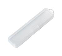 Boîte à couverts portable - Étui de rangement pour vaisselle de voyage | Porte-ustensiles compact | Organiseur anti-poussière avec crochet pour cuillère, fourchette, porte-couverts transparent pour