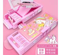 Boîte À Crayons Multifonctionnelle Avec Mot De Passe Pour Fille,Sac À Stylos,École Primaire,Étudiant,Fleur,Populaire - Type G