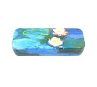 Boîte à crayons/rangement DAHO Mega Tin avec des œuvres d'art de renommée mondiale pour le rangement des accessoires de maquillage au bureau et à