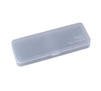 Boîte à crayons transparente pour stylos - Grande capacité de rangement pour étudiants - Organiseur de bureau de grande capacité
