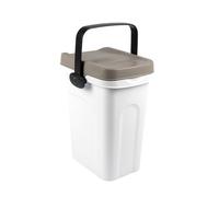 Stefanplast Conteneur Petfood 7 litres Marron/Blanc avec anse