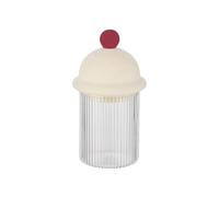 Boîte à cure-dents de restaurant avec couvercle, organiseur de bureau multifonctionnel pour fil dentaire et cotons-tiges, récipient de rangement en plastique