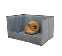 Boîte à déjections canines - Parois hautes, portable, pliable, étanche, support pour tapis de déjections canines | Toilettes intérieures pour animaux domestiques pour la maison, appartement, balcon
