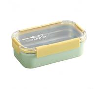 Boîte à déjeuner à 2 compartiments en acier inoxydable avec couvercles hermétiques, plateau amovible pour un lavage facile au lave-vaisselle, conçue pour le stockage et le transport des repas frais