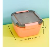 Boîte À Déjeuner À Micro-Ondes Double Couche, Bento Pour Aliments, Vaisselle Portable De Grande Capacité Pour L'école, Les Enfants Et Le Personnel De Bureau
