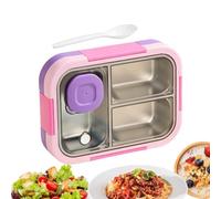 Boîte À Déjeuner Adulte 720 ml Étanche Multi-compartiments Acier Inoxydable
