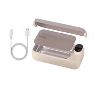 Boîte à déjeuner auto-chauffante, rechargeable, 26 x 12 x 7 cm, boîte chauffante en acier inoxydable, boîte pour repas chauffante, isolée, portable et résistante aux intempéries
