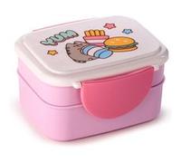 Boite à déjeuner - Avec couverts - Rose - Pusheen le chat - Plastique sans BPA Rose