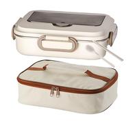 Boîte à déjeuner - Boîte à déjeuner chauffante | Conteneur à déjeuner | Chaud et froid - Boîte de rangement de repas de grande capacité, récipient alimentaire portable pour l'école, l'extérieur, les