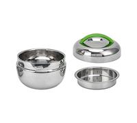 Boîte à Déjeuner Chaude, Boîte à Déjeuner Chauffée En Acier Inoxydable Avec Petite Assiette, Récipient à Déjeuner Chaud, Boîte à Déjeuner Portable Avec Thermos Pour étudiants, Employé De Bureau