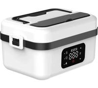 Boîte à déjeuner, chauffage portable, grande capacité, BLANC