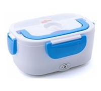 Herzberg Boîte déjeuner chauffante HG03152-BLU 1,5 L Bleu 110/12/24V Vapeur 360° Double compartiment
