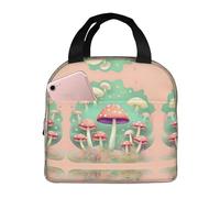 Boîte à déjeuner Dream Champignon pour homme - Sac à déjeuner réutilisable pour homme et femme - Petite boîte à déjeuner isotherme.