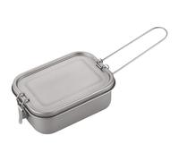 Boîte à déjeuner en métal titane - Récipient alimentaire résistant aux fuites, boîte de cuisson hermétique | Stockage de repas en plein air, pot chauffant pour randonnée, camping, préparation du