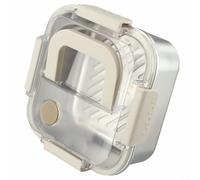 Boîte à déjeuner isotherme de grande capacité, fabriquée en acier inoxydable 304, passe au micro-ondes et au four, joint en silicone étanche, poignée pliable, passe au lave-vaisselle pour un nettoyage