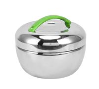 Boîte à Déjeuner Isotherme en Acier Inoxydable, Récipient Alimentaire Thermique à Double Paroi de 44oz, Grande capacité avec Compartiment pour Adultes, Argent