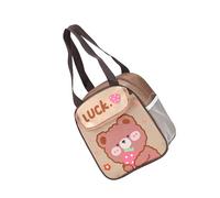 Boîte à déjeuner légère à rabat avec isolation thermique - Tissu Oxford - Pour femmes et étudiants - Pour le travail - Boîte à chaleur isolée