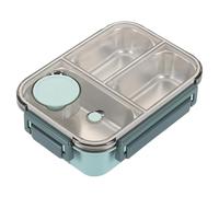 Boîte à déjeuner portable, boîte à déjeuner pour adulte de capacité 850 ml, récipients alimentaires en acier inoxydable pour, empilable étanche avec compartiments divisés pour enfants et ad