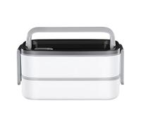 Boîte à déjeuner pour adulte, empilable, boîte à déjeuner portable en acier inoxydable 304 pour parc, camping, pique-nique, école et espace de travail