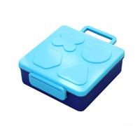 Boîte à déjeuner pour enfants avec compartiments isothermes pour transporter les aliments chauds et froids séparément et garder les repas frais tout au long de la journée (bleu, 1800 ml)