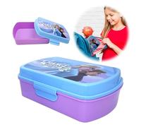 Boîte à déjeuner réutilisable pour enfants SRV Hub Boîte à sandwich pour enfant en plastique sans BPA étanche aux fuites Conteneurs de stockage alimentaire pour enfants pour la rentrée scolaire