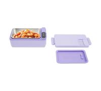 Boîte à déjeuner sans fil portable 1 l 40 W en acier inoxydable pour le