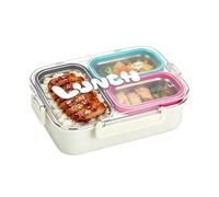 Boîte À Déjeuner, Solution De Repas Compacte, 22,8 X 16,8 X 6,9 Cm, Récipient De Stockage Des Aliments, Boîte De Transport De Nourriture, Système De Préservation De La Saveur, Pour Le Camping Scolaire
