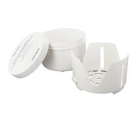 Boîte à dentier avec couvercle à visser - Boîte avec égouttoir