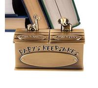 Boîte à dents - Babinet KeepSake Box | Organisateur de stockage de dents en en de zinc | Porte-mémoire de l'enfance avec adorable design d'animaux pour tout-petit, garçons, filles