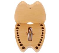 Boîte à Dents Boîte Souvenir Unique en Bois pour Garçon et Filles | Format Compact, Style Joli et Amusant, pour Conserver une Dent de Lait Perdue et Suivre L’évolution de L’garçon et Filles