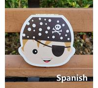 Boîte À Dents De Bébé À Motif Pirate Mignon,Gardien De Dents À Mémoire De Forme En Bois Pour Garçons Et Filles,Organisateur De Dents De Lait Pour Nouveau-Né,Boîte À Souvenirs Pour En - Type Spanish