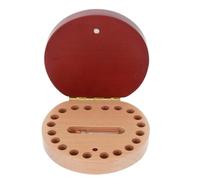 Boîte à Dents de Lait en Bois, Ouvre et Ferme Facilement | Accessoires Pince et Bouteille Inclus, Fixe les Dents sans Glisser, Garde un Souvenir D'enfance Précieux