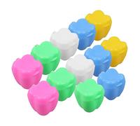 Boîte à Dents de Lait pour Bébé, 12 Pièces en Plastique Léger | Rangement des Dents Perdues, Format Compact, pour Garçon et Filles, Garçons, Souvenir et Transport Facile Style Aléatoire