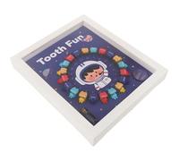 Boîte à Dents de Lait pour Bébé Garçon, Coffret Souvenir Naissance | Plastique, Compartiments de Rangement, Usage Maison ou Chambre D’garçon et Filles, Style Décoratif et Soigné