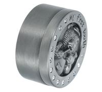 Boîte à Dents de Lait Ronde en Métal Couvercle, Motif Ours | Souvenir pour Première Dent, Surface Lisse et Résistante, pour Petits Trésors, Usage Domestique