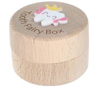 Boîte à Dents en Bois 3d Sculptée, Grand Format pour Souvenirs D’enfance | Design Sculpté Raffiné et Charmant, Coffret pour Filles et Garçon et Filles, Conservation Organisée des Petites Dents