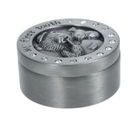 Boîte à Dents en Métal pour Garçon et Filles, Boîte de Rangement 1 Pièce | Motif Ours, pour Conserver la Première Dent Mèche de Bébé, Finition Décorative, Usage Longue Durée